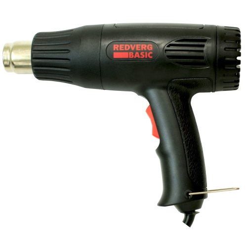 Фен строительный Redverg HG2000 Basic 1000Вт/330-600гр/300-550л в мин/коробка  картинка